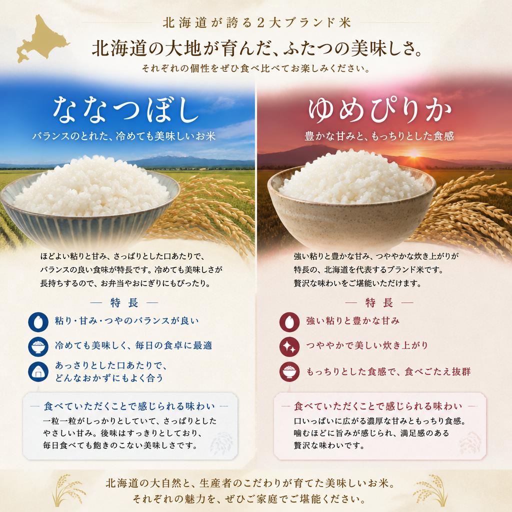 3. 「ななつぼし」と「ゆめぴりか」の魅力